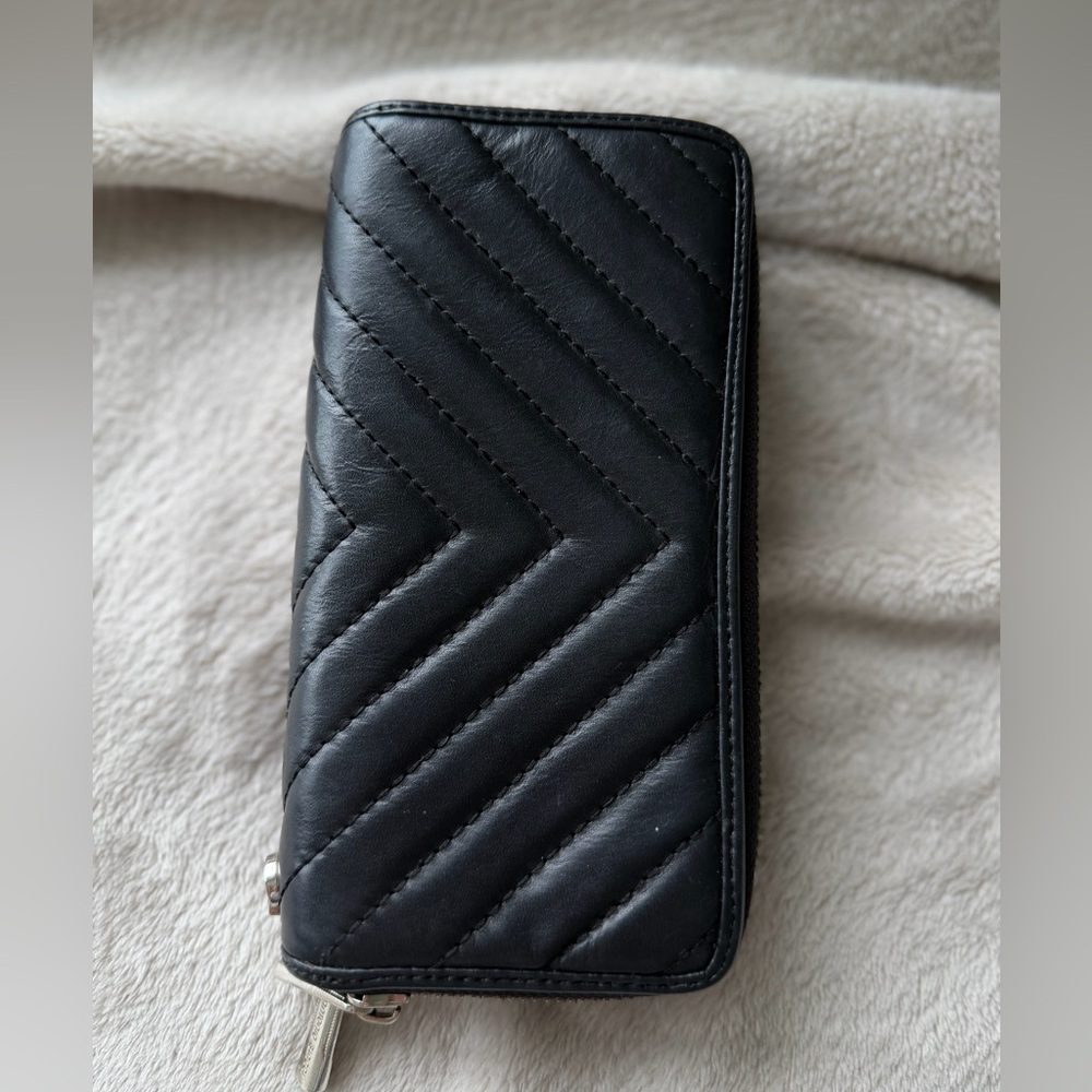 Black leather wallet Antonio Biacci - Picture 6 of 11